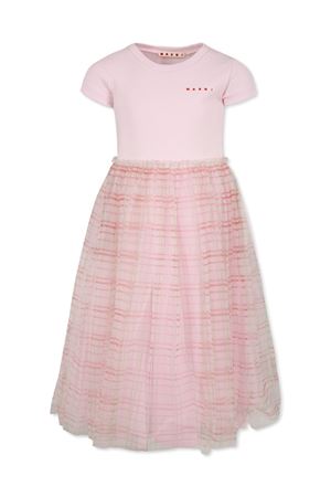 Logo-Embroidered Dress MARNI KIDS | M01421M00TT0M347